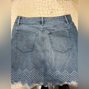 Sam Edelman Jenny denim skirt.